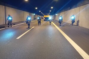 Stoßtrupp simuliert das Absuchen