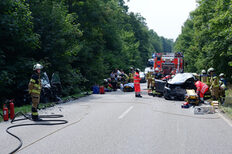 Verkehrsunfall mit mehreren verletzten Personen