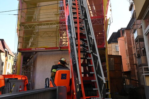 Dachstuhlbrand in leerstehendem Gebäude