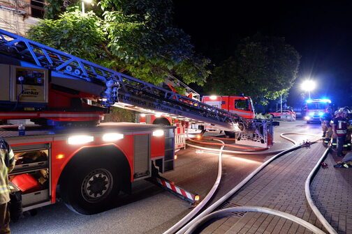 Brand im Dachgeschoß