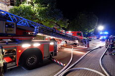 Brand im Dachgeschoß