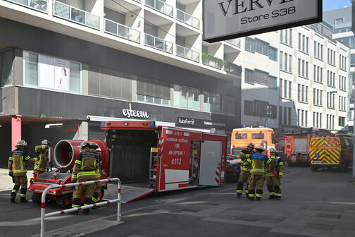 Feuerwehreinsatz in Stuttgart-Mitte