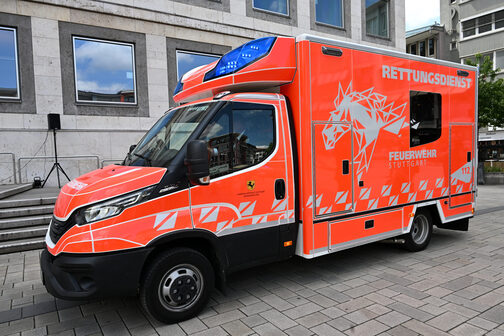 Rettungswagen im neuen Design
