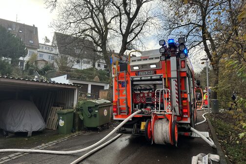 Brand in Mehrfamilienhaus in Stuttgart-Hedelfingen