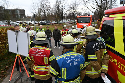 Gasausströmung am Klinikum in Bad Cannstatt