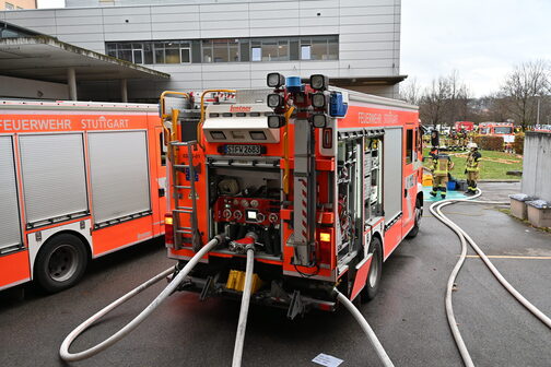 Gasausströmung am Klinikum in Bad Cannstatt
