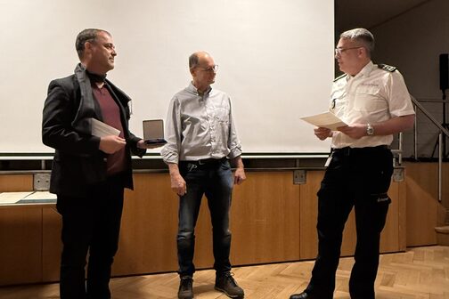 Ehrung von Axel Ehrmann