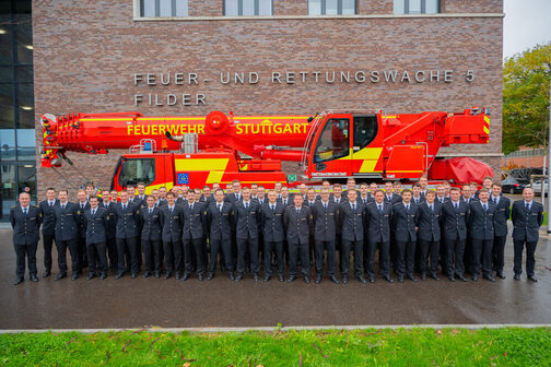 Gruppenbild von der Veranstaltung der Verbeamtungen und Beförderungen