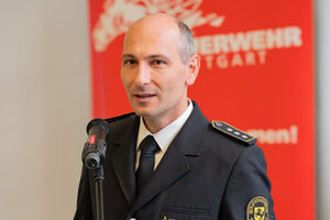 Vereidigungen und Beföderungen - Personalratsvorsitzender Fabian Trillinger