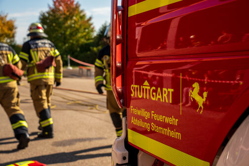 Abnahme Feuerwehr-Leistungsabzeichen in Stuttgart-Stammheim