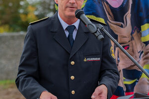 Amtsleiter und Feuerwehrkommandant Dr. Georg Belge