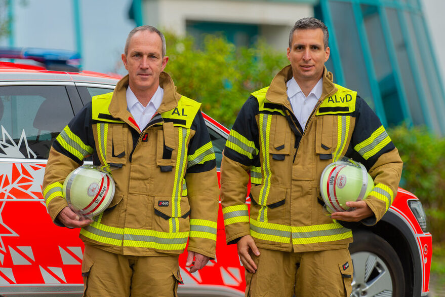 Von links nach rechts: Amtsleiter Dr. Georg Belge und Stellvertretender Amtsleiter Markus Heber